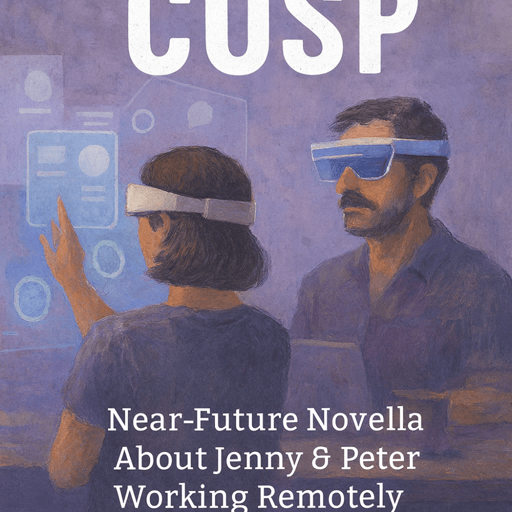 coverart for the science fiction near future story CUSP