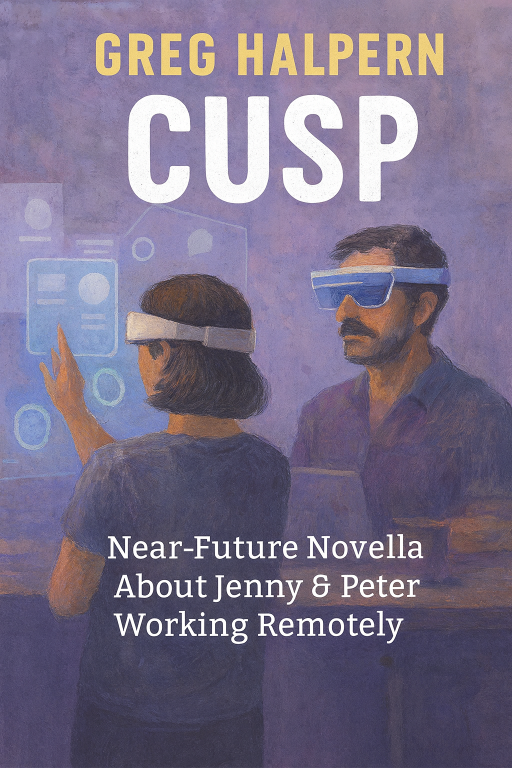 coverart for the science fiction near future story CUSP