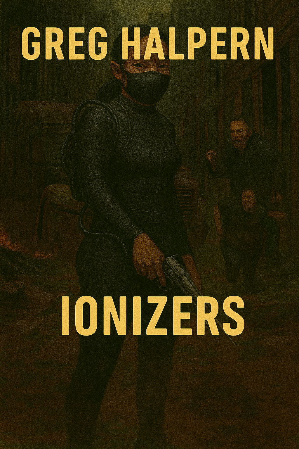 coverart for the science fiction story of near future NYC by Greg Halpern